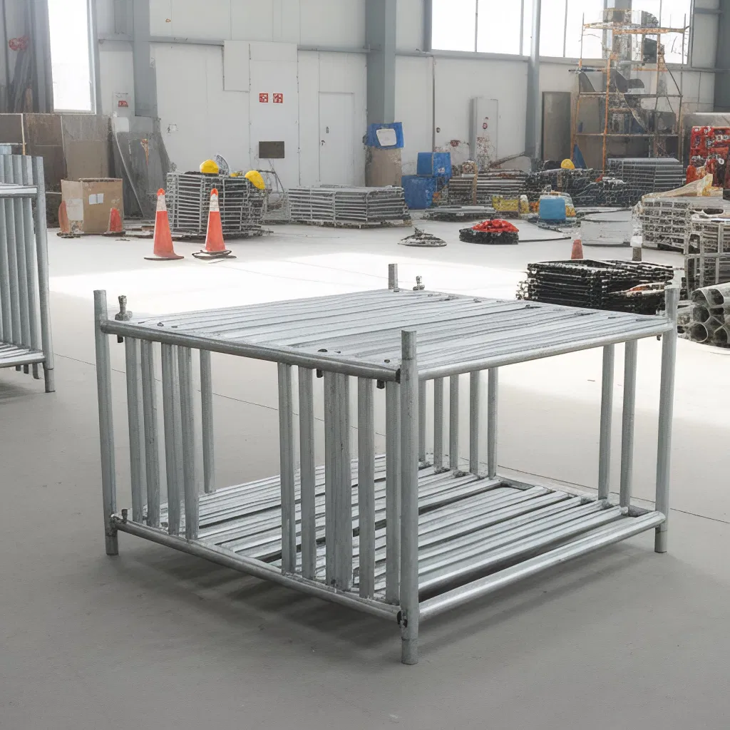 Colorful Foldable Galvanized Scaffold for Customized Renovation Projects