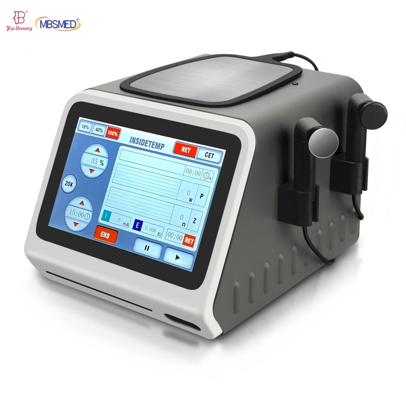 Portable 448kHz Indiba Tecar Therapy Device for Anti-Inflammation &amp; Chronic Pain Relief