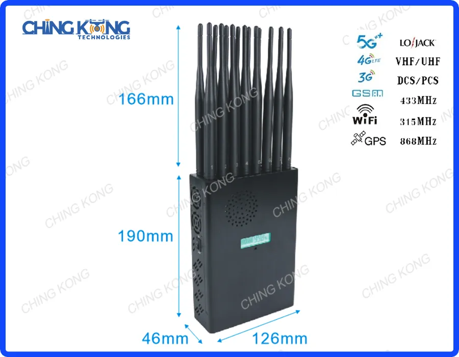 16 Antennas Signal Jammer