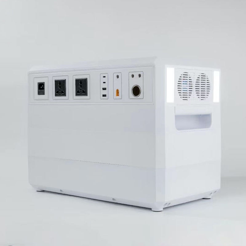Portable Battery Station: up to 3072wh, 1000W Adapter + MPPT Controller Built-in, Power Your Home Essentials for Days