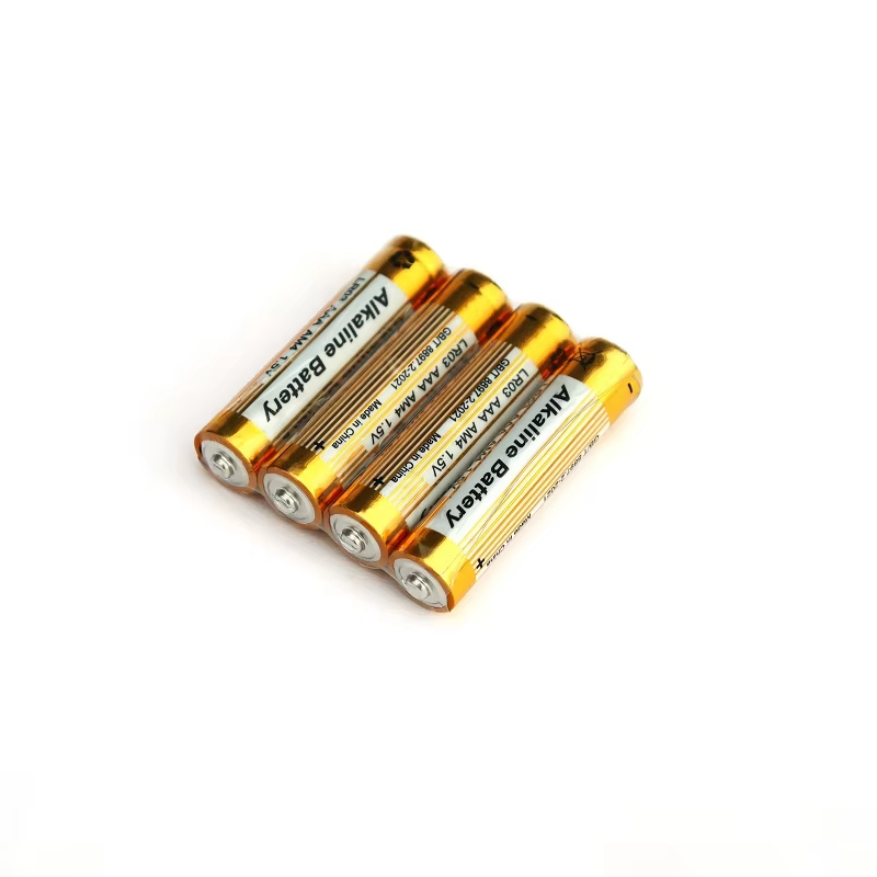 Customized Alkaline Battery Private Label Custom Zinc Manganese Dry Cell 1.5V AAA Am3lr03 No. 7 Non Rechargeable Pilas Alcalinas