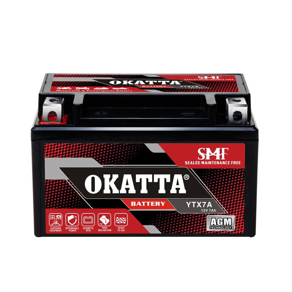Mf Ytx7a Lead Acid AGM Factory Sealed Activated Moto/Motorcycle Battery 12V 7ah