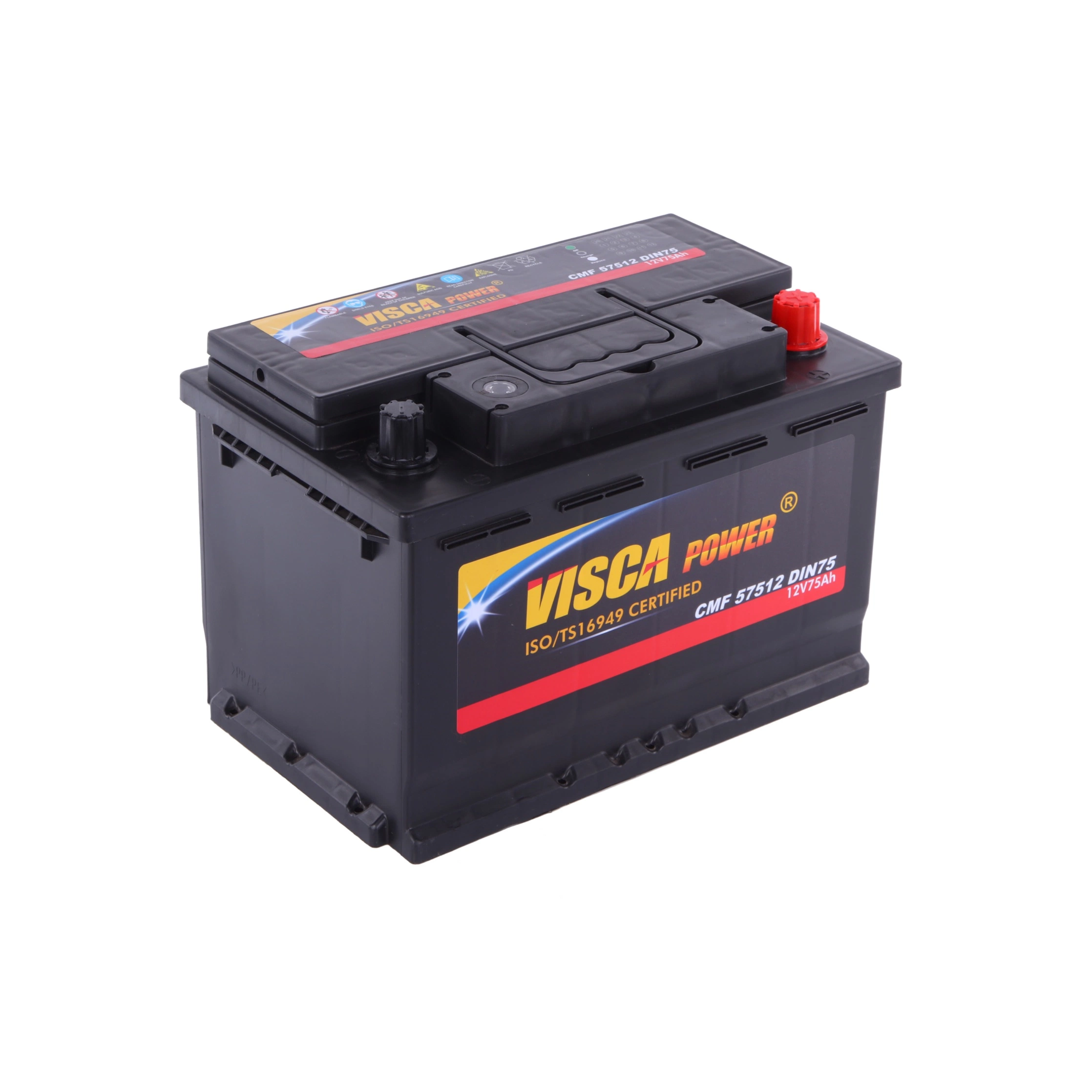 Visca Power DIN75 Mf 12V Automotive Lead Acid Auto Car Battery