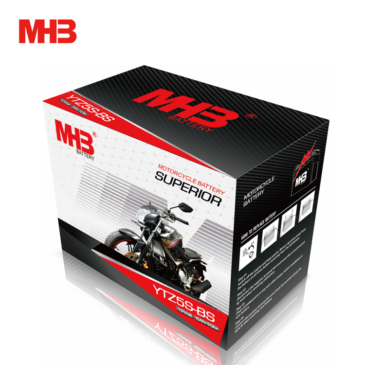 Mhb 12n7-3A High Quality Best Price 12V 7ah Motorcycle Batteries Dry Charged Motor Battery