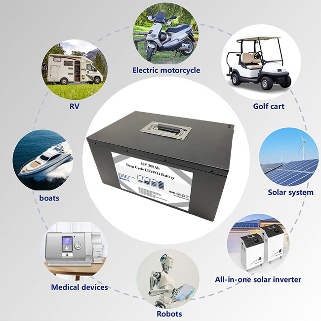 Manufacturer Deep Cycle Portable Intelligent Rechargeable 48V 200ah Lithium Iron Phosphate Battery for UPS/Ess/Telecom System/Solar Power Battery