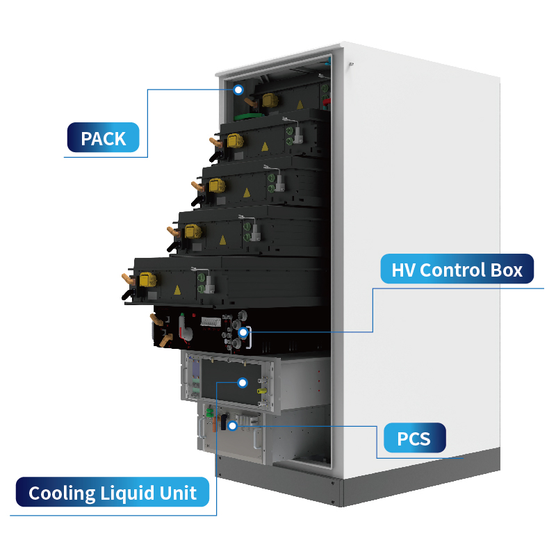 Long Cycle Life 100kw Battery Cabinet with Un38.3