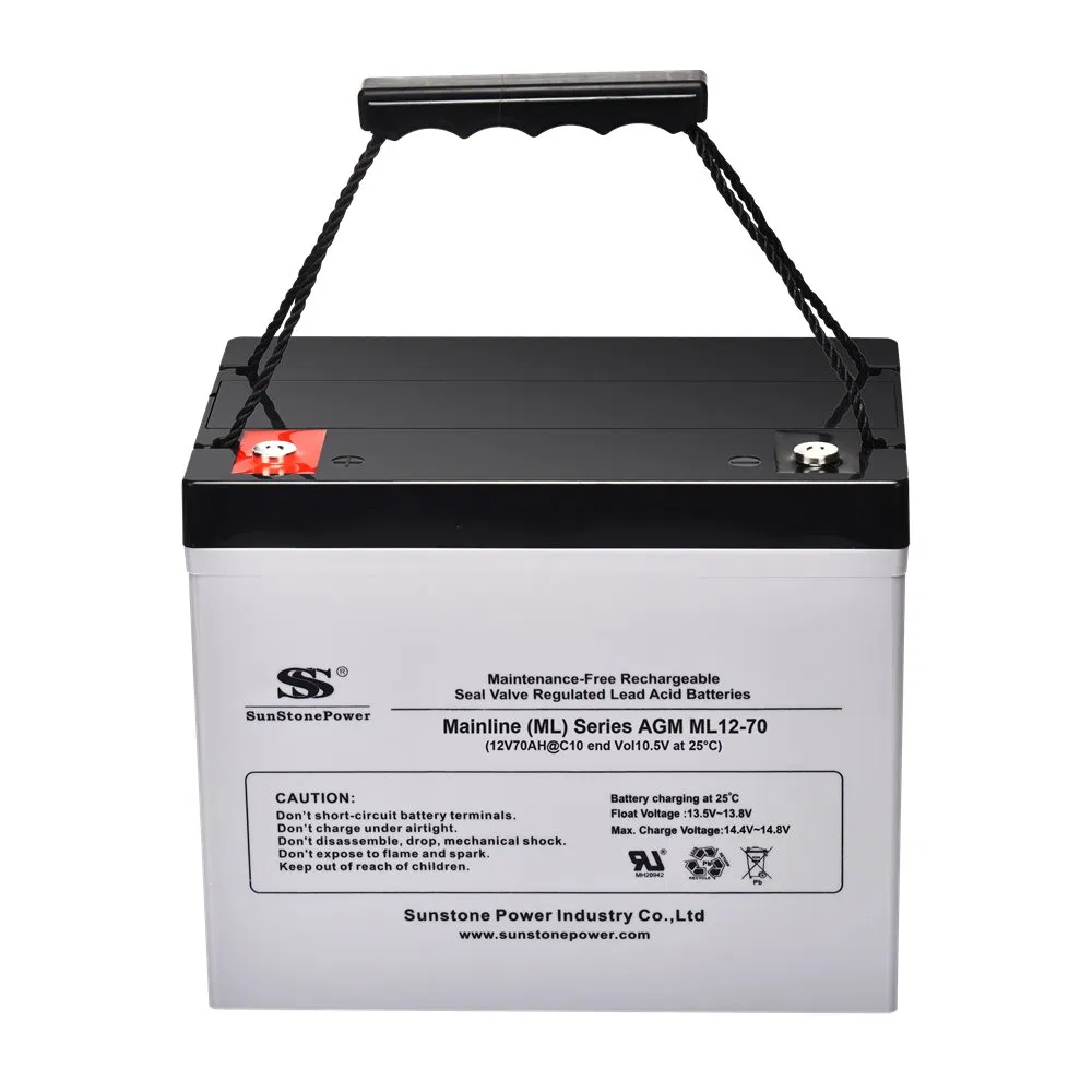 Rechargeable Solar UPS 12V 70ah 75ah AGM Deep Cycle Lead Acid Battery