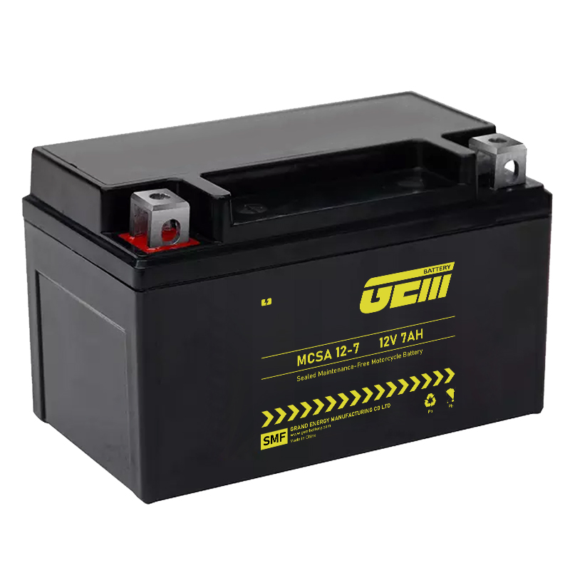 Motorcycle GEM Cartons and Pallets 12V7Ah Quanzhou, Fujian 12v SMF Battery