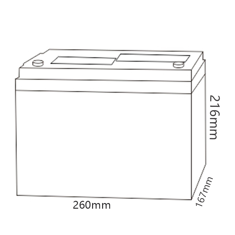 Mhb 12V 70ah Deep Cycle Long Life Lead Acid Battery for Wind System
