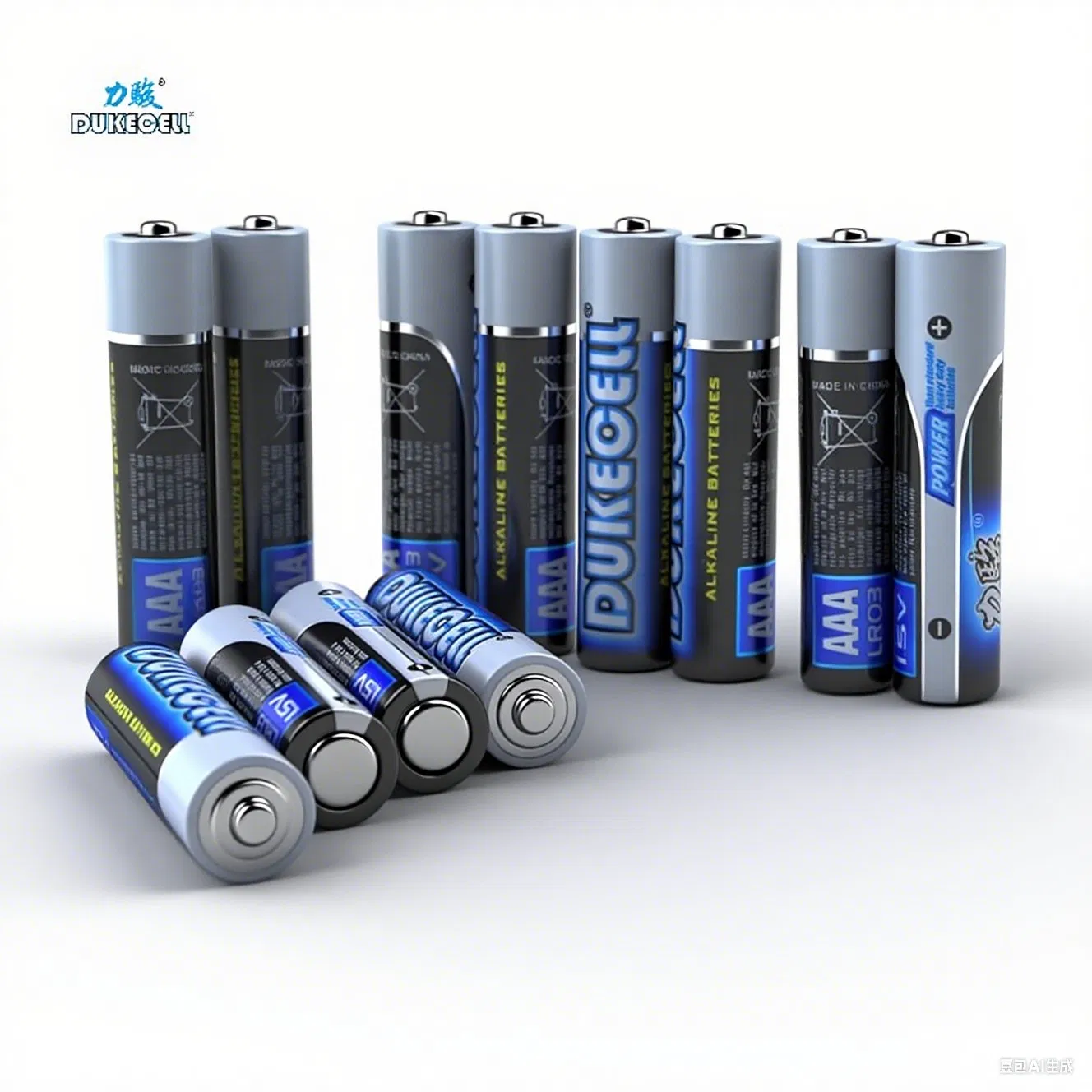 Dukecell Lr6 1.5V Dry Cell Power Flash Pilha AA Torch AAA Alkaline Battery for Toys