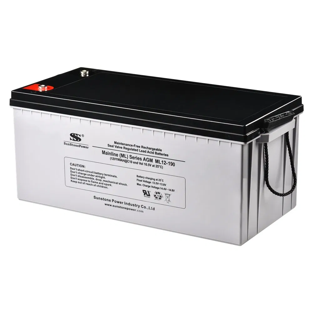 Rechargeable AGM VRLA 12V 190ah 200ah 220ah UPS Lead Acid Power Battery
