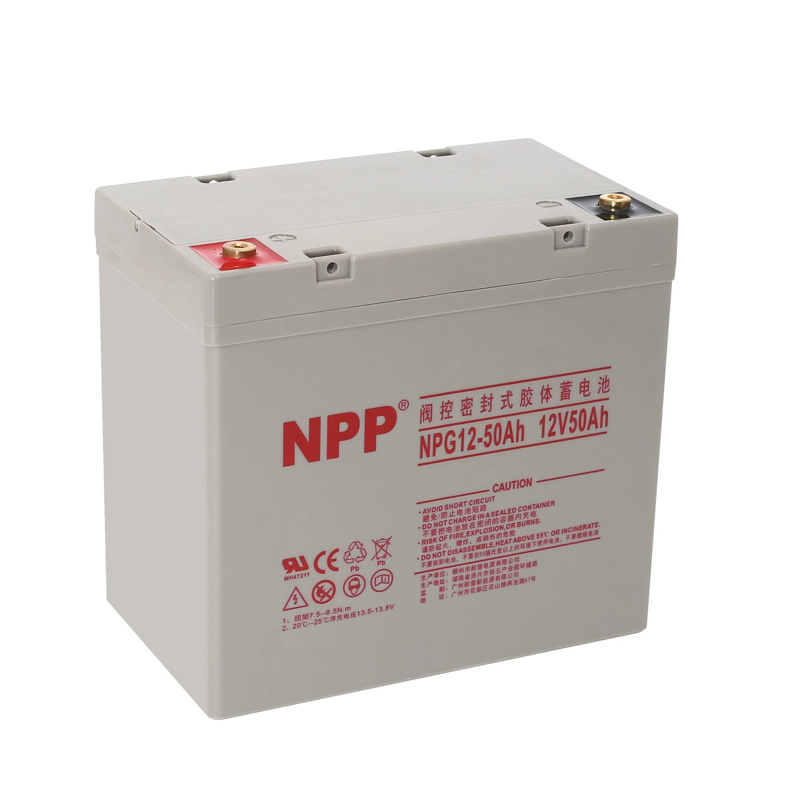 Npp Npg12-50ah 12V 50ah Gel Battery for Emergency Power Backup