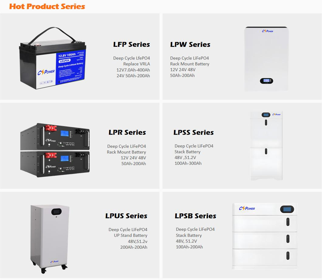Cspower CE Un Low Temperature Operation 12V 100ah LiFePO4 Battery Pack