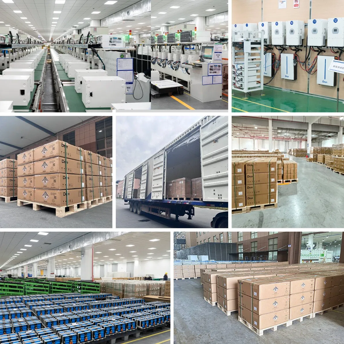Deye Ess Ge-F120 Direct Sale Industrial 122.8kwh Lithium Battery Energy Storage for Solar Panels