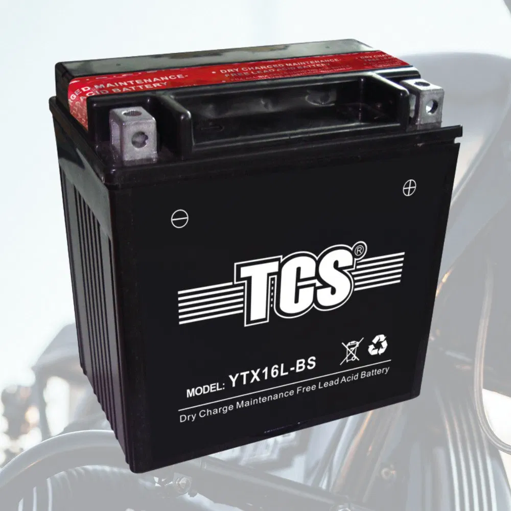 YTX16L Lead Acid Battery Charging Rechargeable Batteries Motorcycle Battery