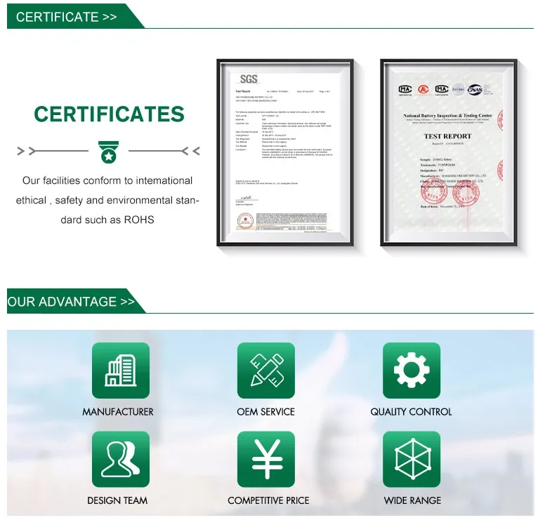 Battery Certifications