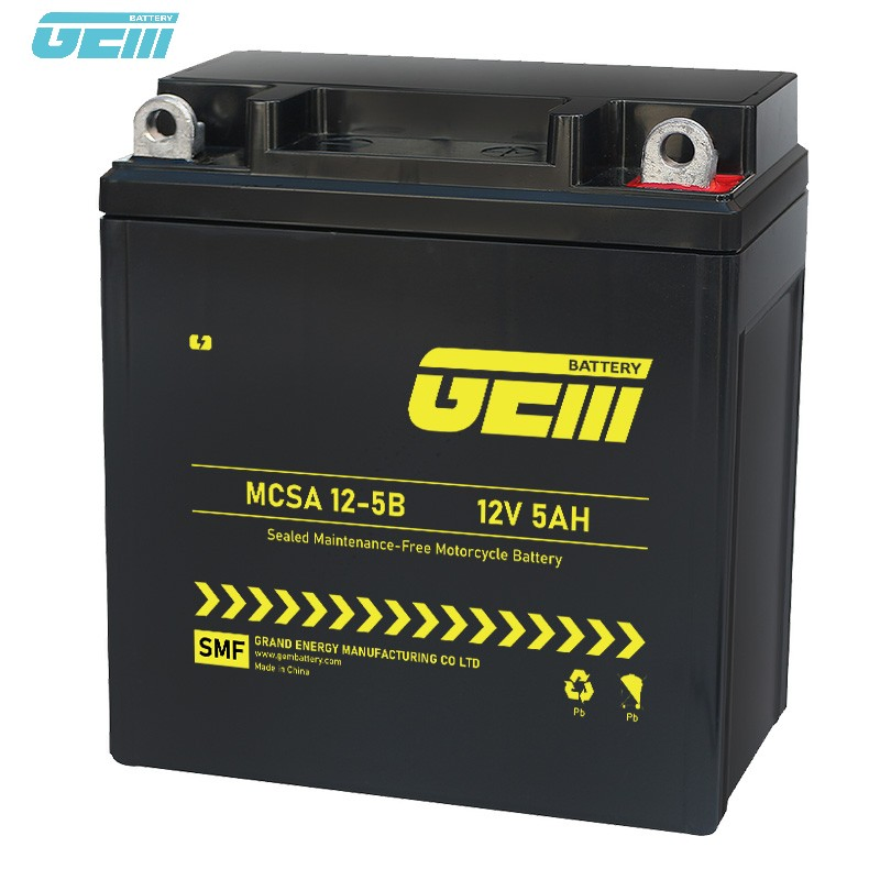 12V 5AH Rechargeable Battery VRLA Battery for Motorcycle