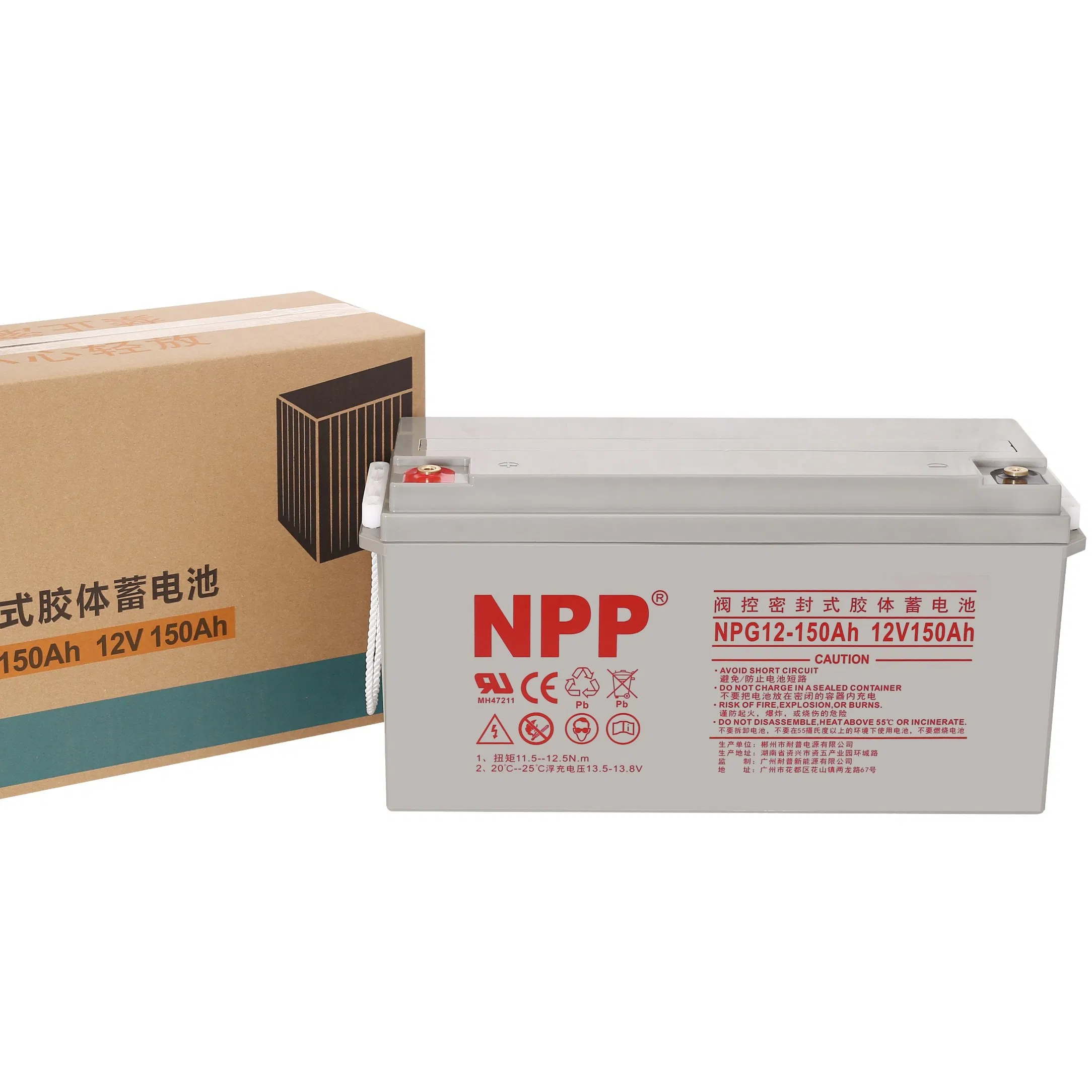 Compact Npp 12V 150ah Gel Battery Npg12-150ah for Portable Power Solutions