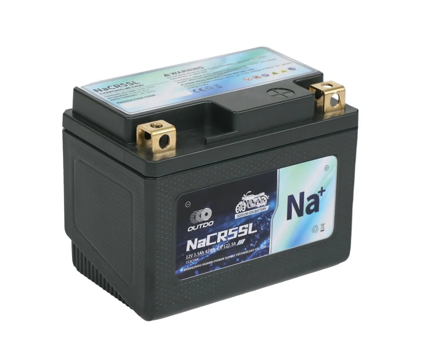 Outdo 12V3.5ah Nacr5SL High-Power Sodium Battery for Motorcycle Battery