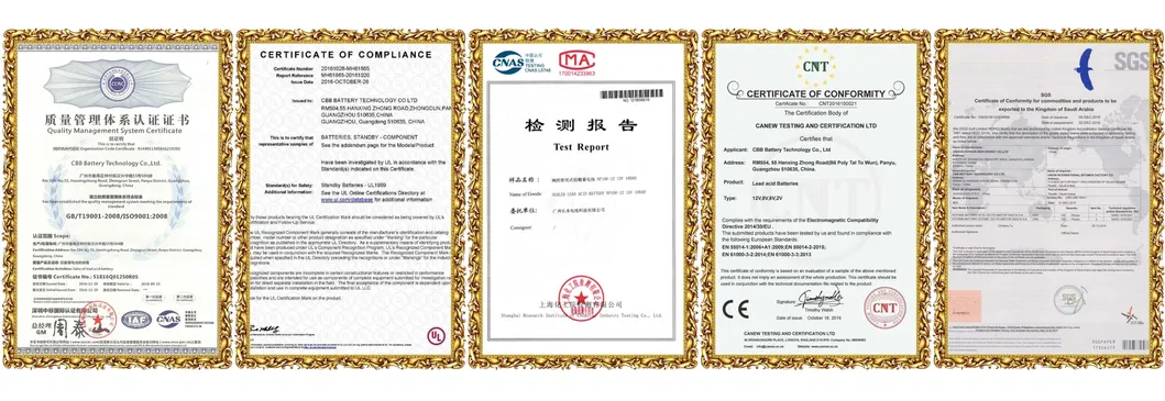 Certifications
