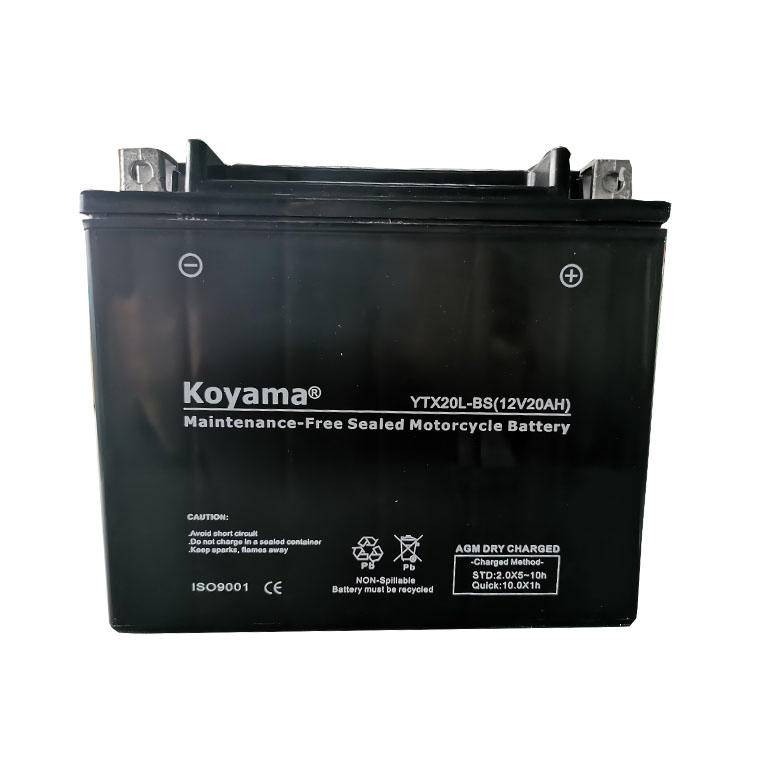 Reliable Ytx20L-BS 12V AGM Motorcycle Battery for All Bikes