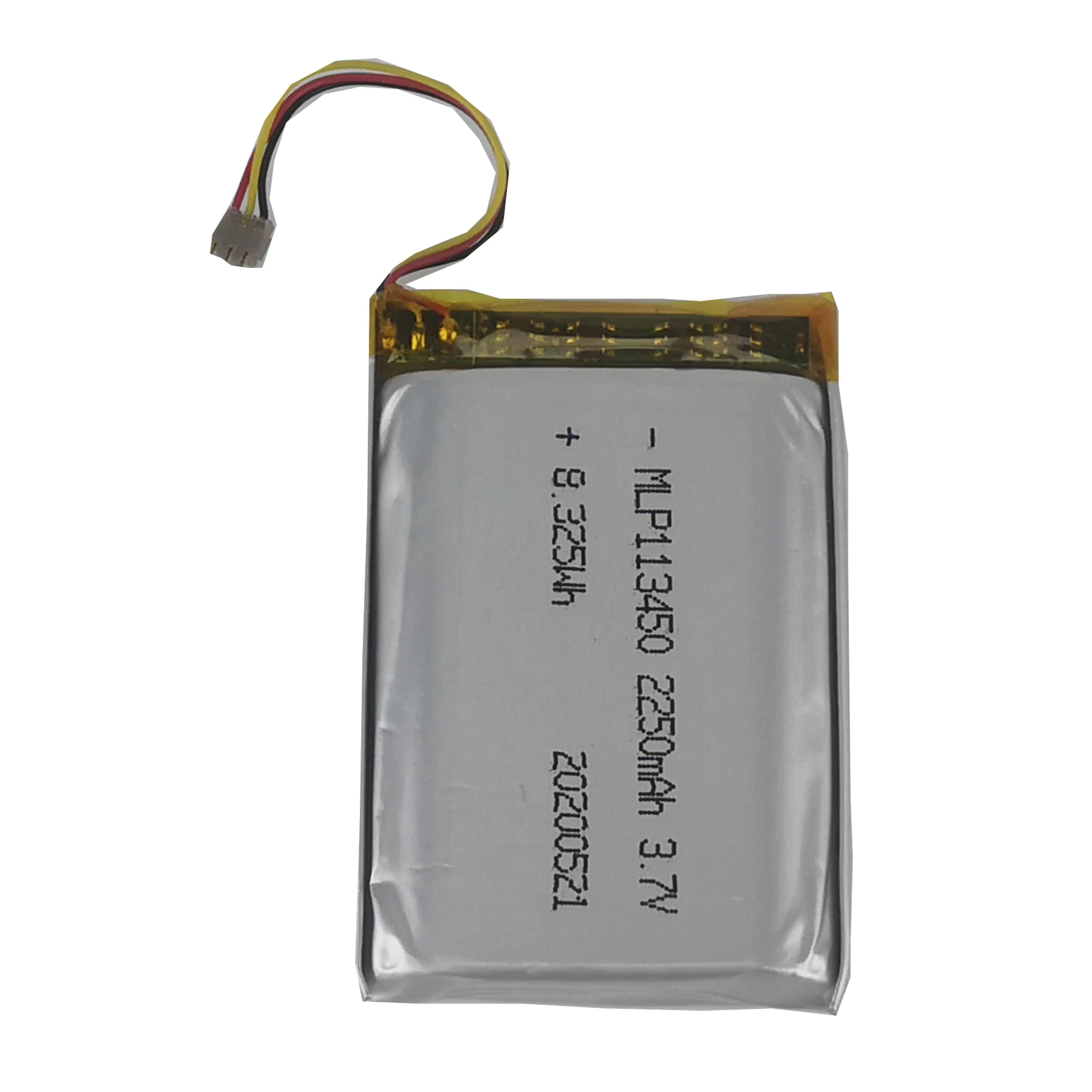 High Quality 3.7V 2250mAh Lithium Polymer Battery 113450 Rechargeable Lithium Battery for Power Portable Exchange Devices Power Tools with RoHS Ce Un38.3