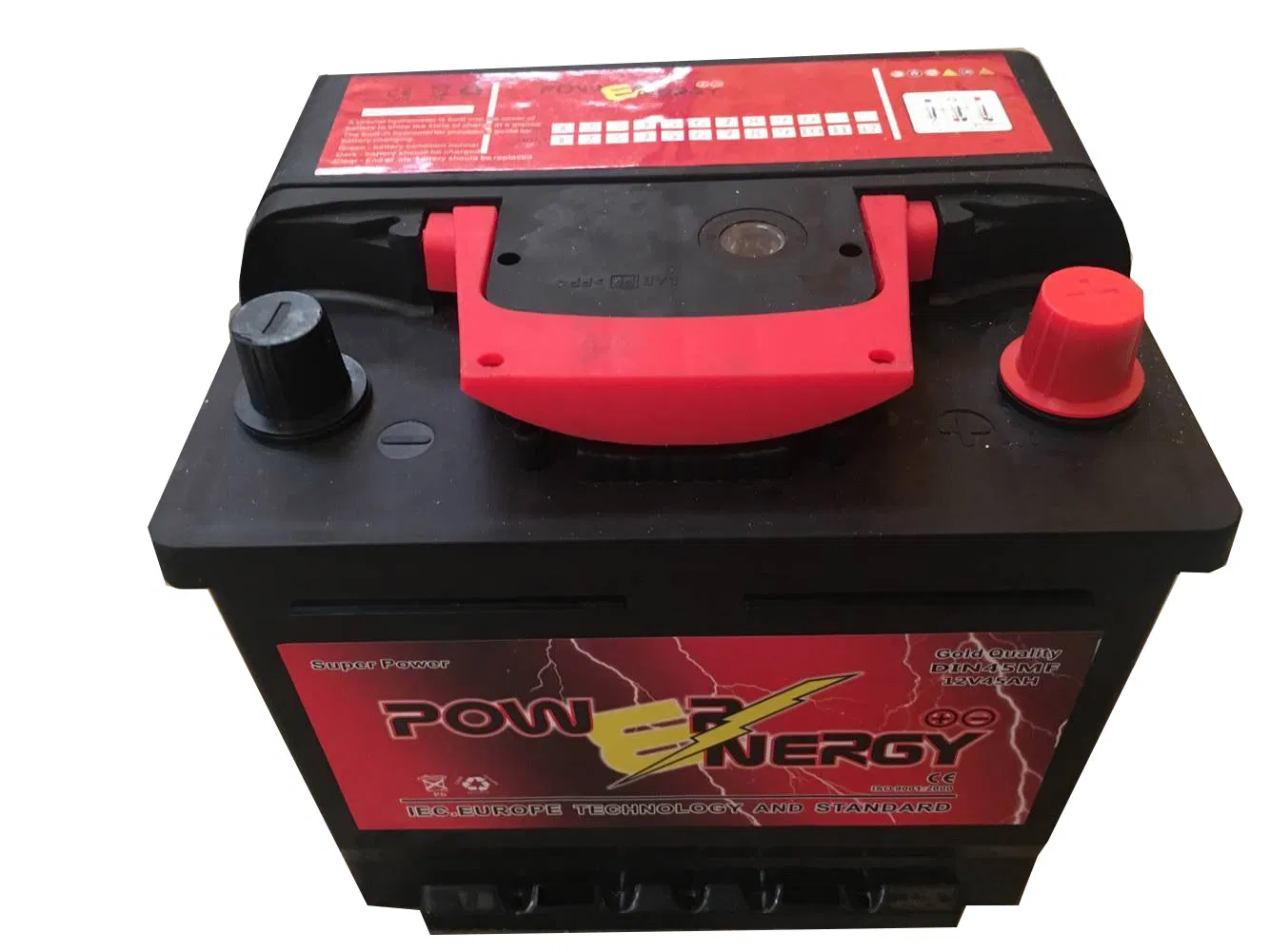 DIN45mf 12V45ah Maintenance Free Lead Acid Storage Battery Car Battery