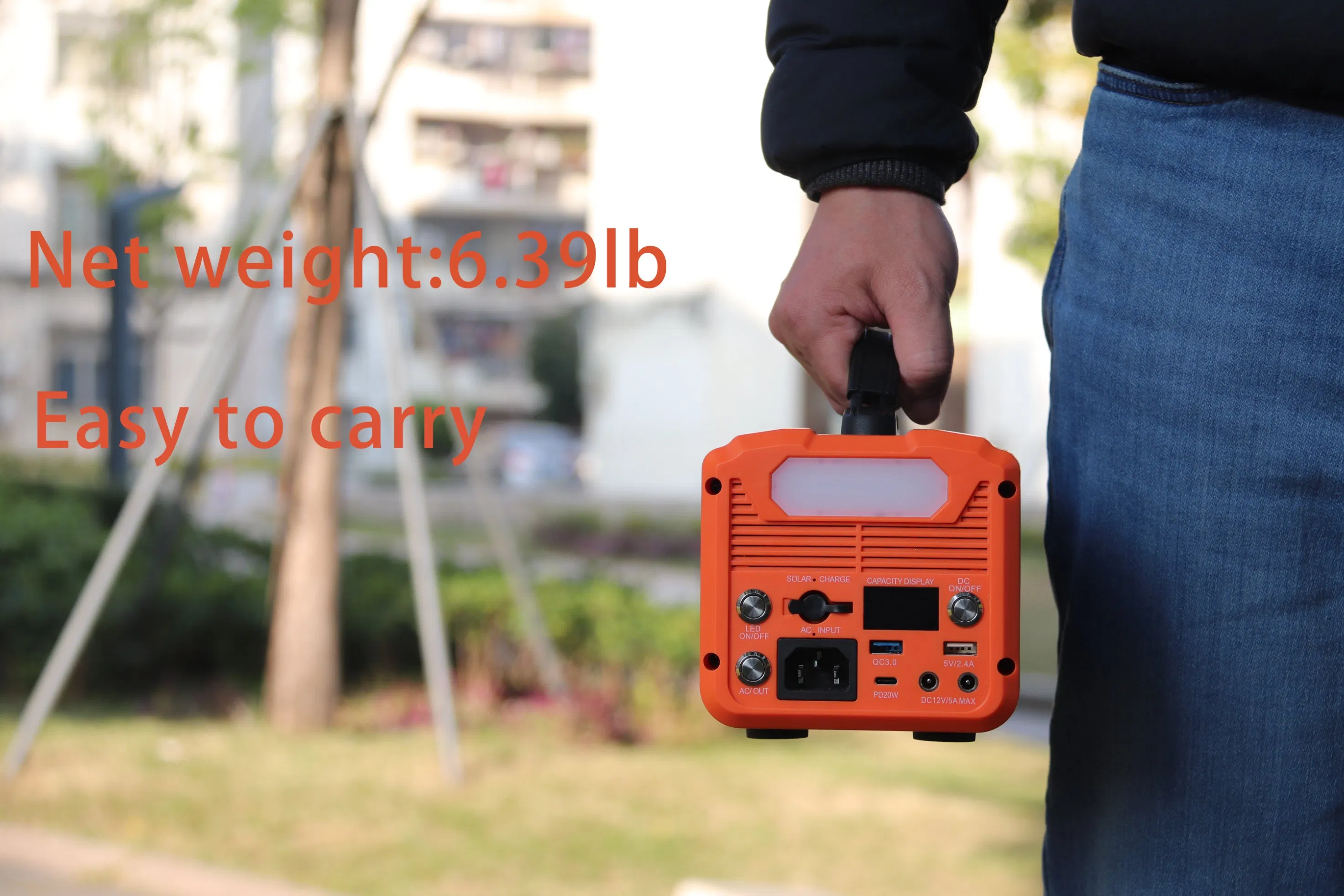 Emergency Backup Power Supply with 300W Lithium Battery Inverter and UPS