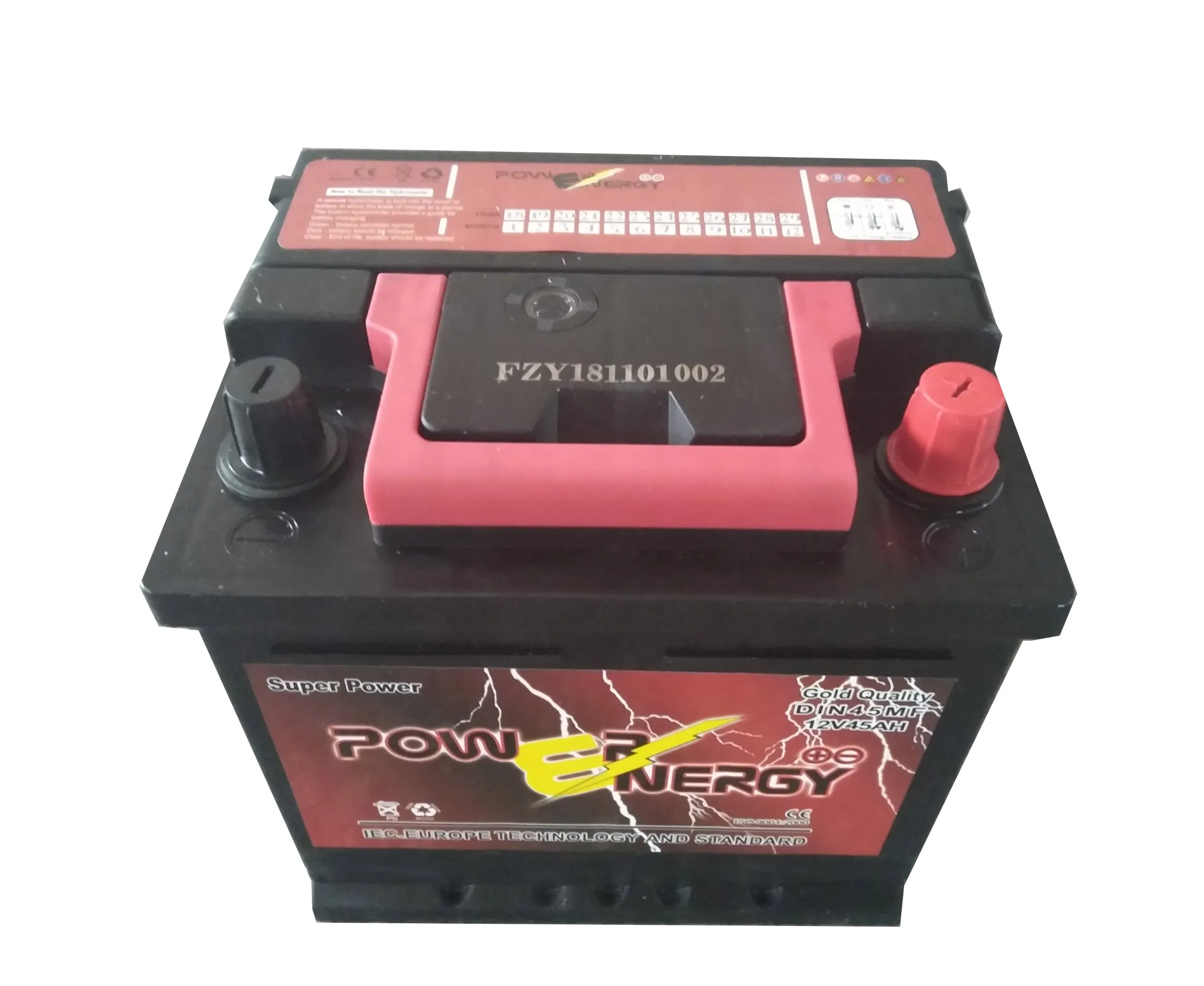 DIN45mf 12V45ah Maintenance Free Lead Acid Storage Battery Car Battery