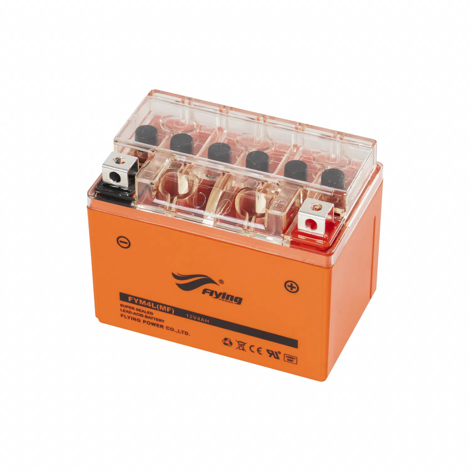 113*69*86mm 12V4ah 1.46kg Maintenance-Free Motorcycle Battery
