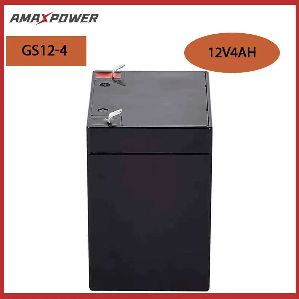 Amaxpower High Temperature Battery 12V 4ah Low Dischargeable Rate Rechargeable Battery for UPS/Electronic Cash Registers/Electronic Test Equipment