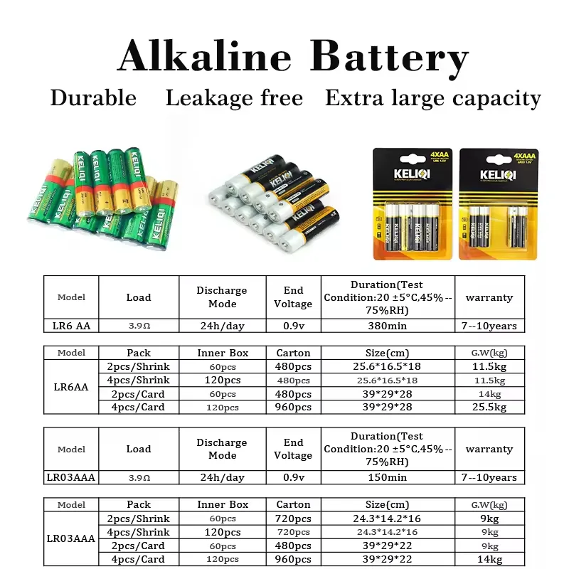 Super Alkaline Battery X01