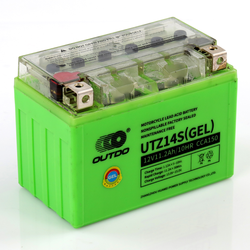 12V11.2ah Utz14s Outdo Valve Regulated Gel Maintenance Free Factory Activated Power Sports High Performance Rechargeable Lead Acid Motorcycle Battery