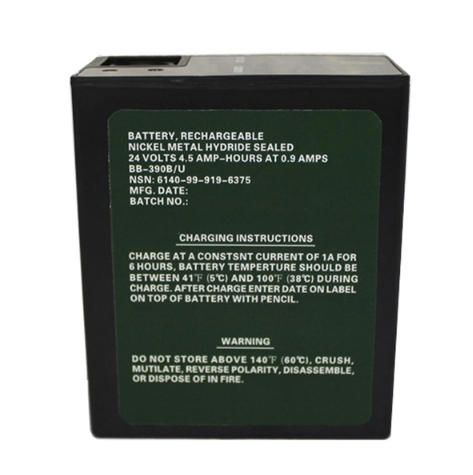 Bb-390b/U, Rechargeable Nickel Metal Hydride Battery