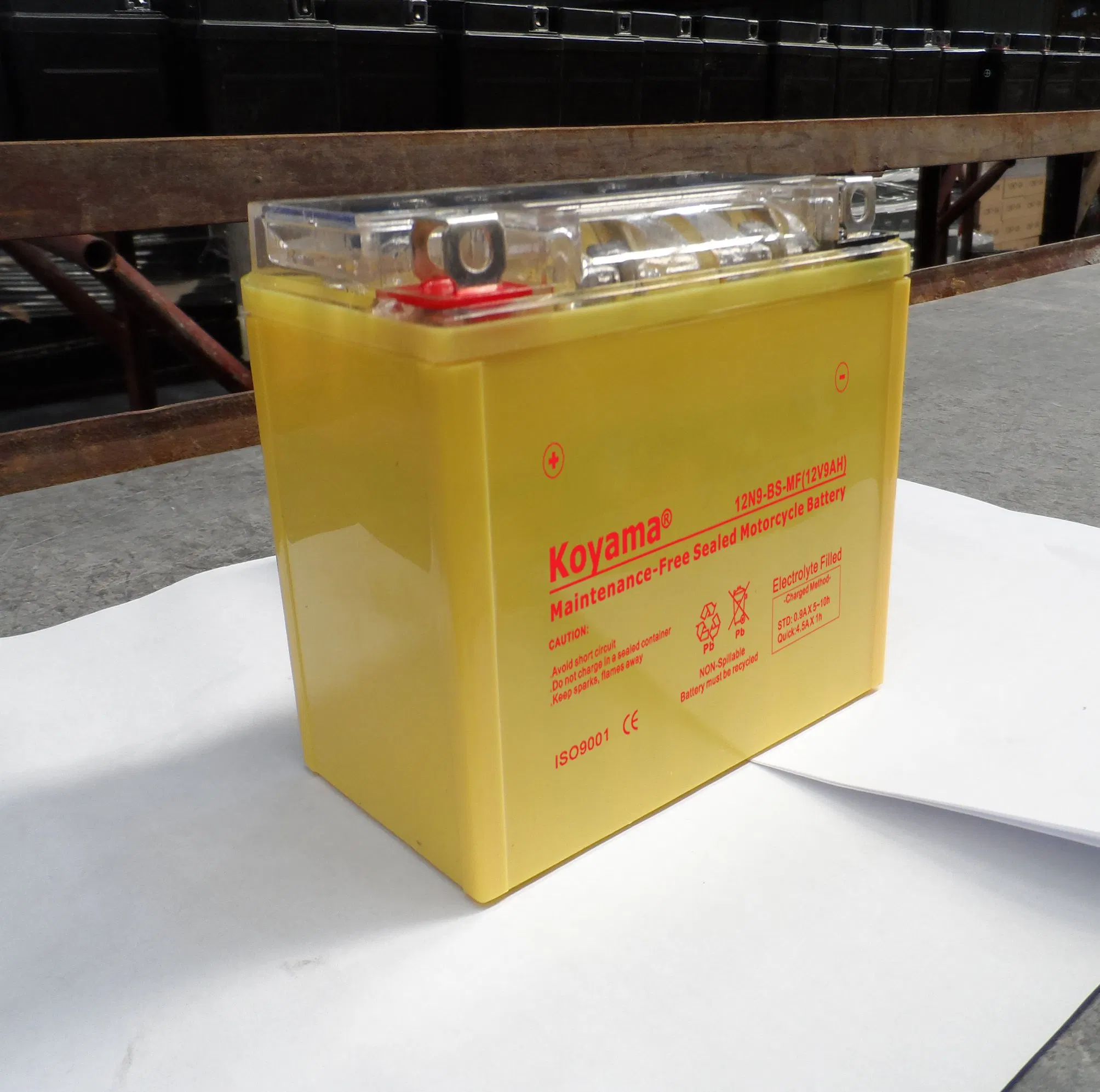 12V9ah Popular Model High Performance-Maintenance Free-AGM Motorcycle Battery
