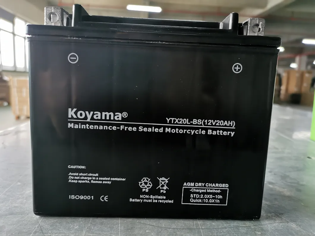 Motorcycle Battery View 1