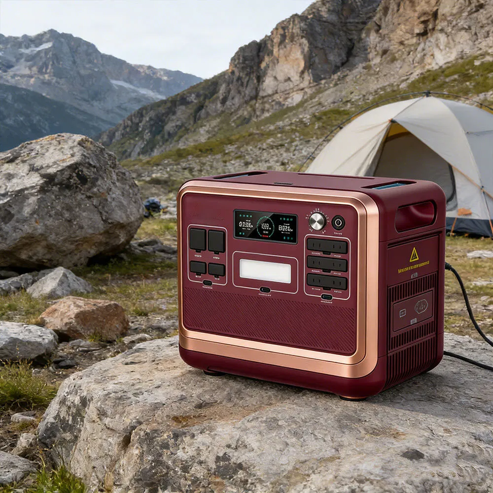 Manufacturers Customized Standby Camping Outdoor 2400W Portable Power Station Emergency Energy Storage Supply Solar Storage Generator Lithium Ion Battery