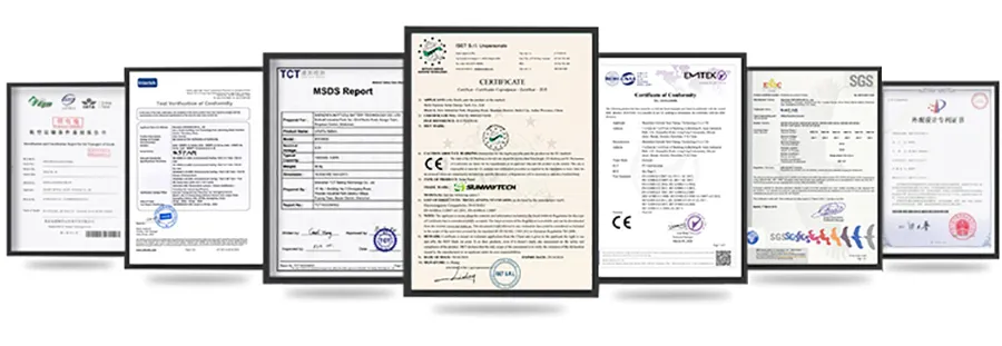 Product Certifications