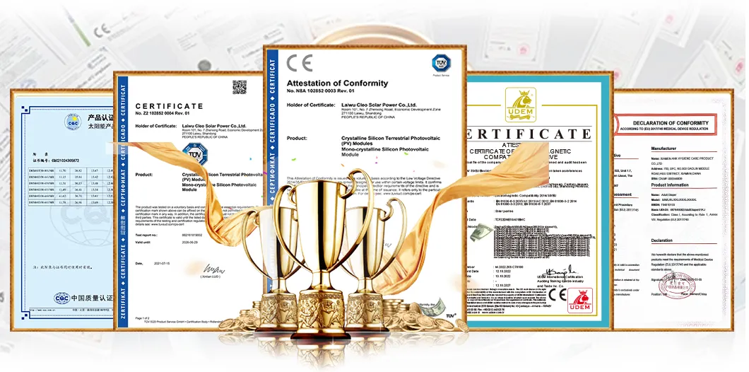 Certificates