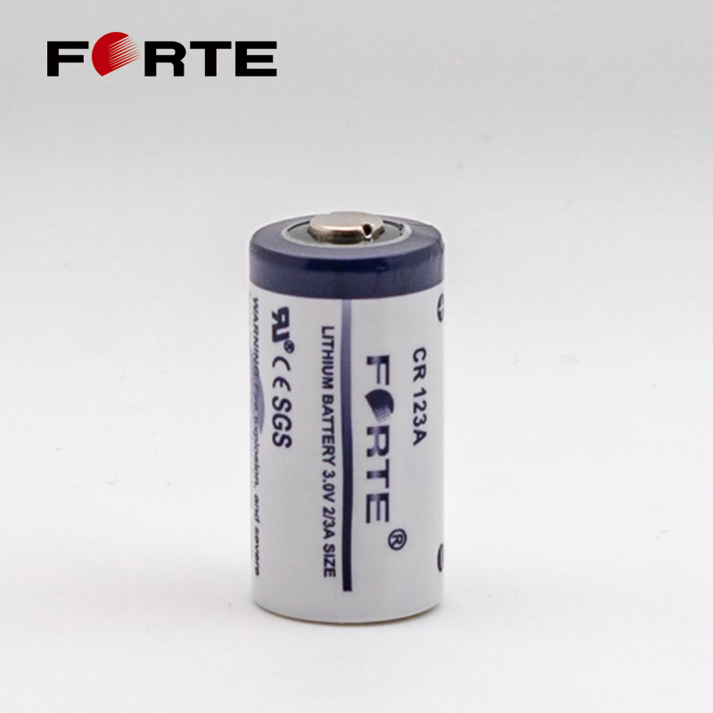 3.0V Non-Rechargeable Primary Lithium Battery Disposable Cylindrical Battery Cr123A for Security