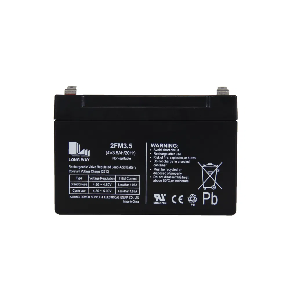 4V3.5ah VRLA Rechargeable Battery AGM Lead Acid Battery