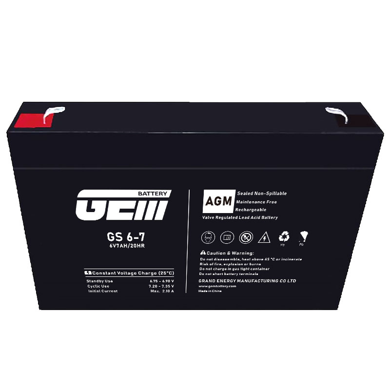 6V5AH rechargeable battery AGM &nbsp;VRLA Battery Gel deep cycle alarm &amp; security systems
