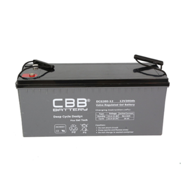 Reliable 12V 200ah Sealed Deep Cycle Battery for Solar Power