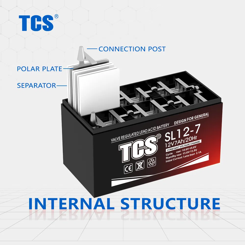 Tcs SL12-100 12volt 100ah Middle Size Longest Lasting Rechargeable Batteries Lead Acid SLA Batteries Types of Lead Acid Battery