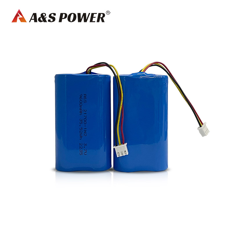Wholesale Li Ion 21700 Assemble 3.7V 9600mAh Lithium Ion Battery 1s2p Rechargeable Lithium Battery Pack with Un38.3 Certificate for Power Tools/LED Light