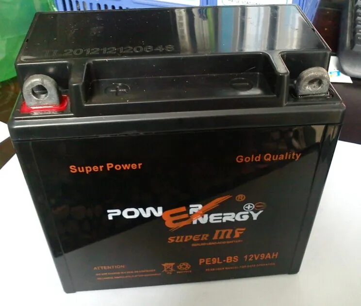 12n9l-BS 12V9ah Factory Actived Battery Sealed Battery Maintenance Free Battery Lead Acid Battery Ebike Battery Motorbike Battery Motorcycle Battery