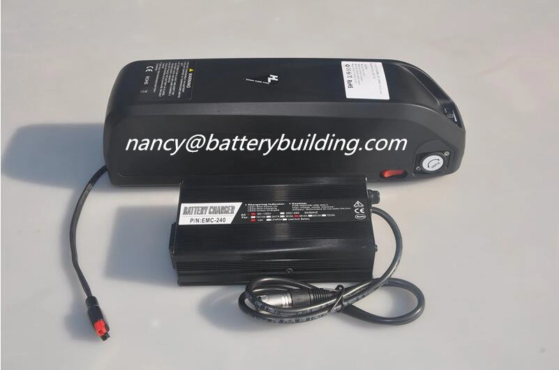 New 52V 17.5ah Hailong03 14s5p Lithium Ion Battery E-Bike Down Tube Shark Pack Li-ion Electric Vehicle Battery with Imported Samsung35e with Switch and USB