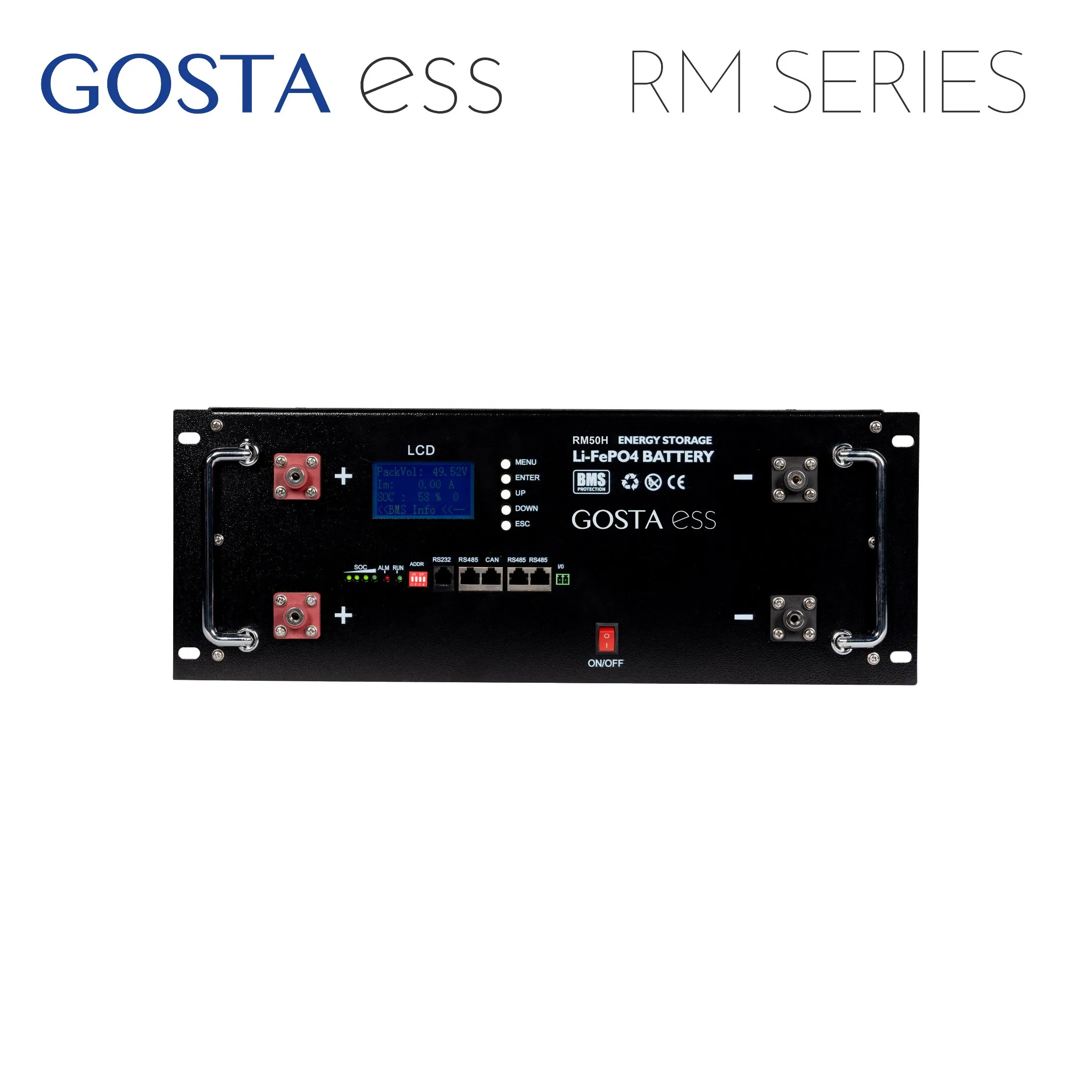Gosta RM75h Low Temperature Temp Rack Battery System LCD Screen Button LED