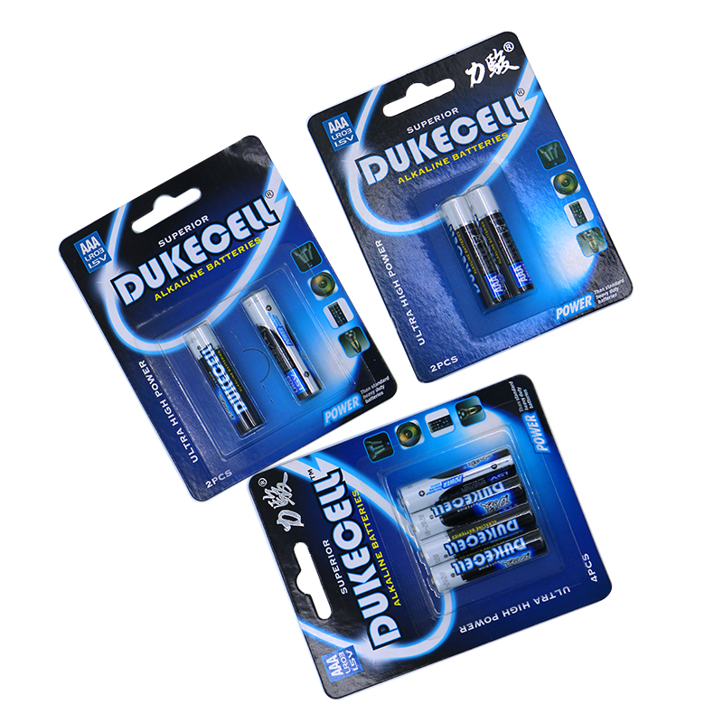 Factory Directly Supply Alkaline Lr03 AAA 1.5V Primary Dry Cell Batteries for Retailing