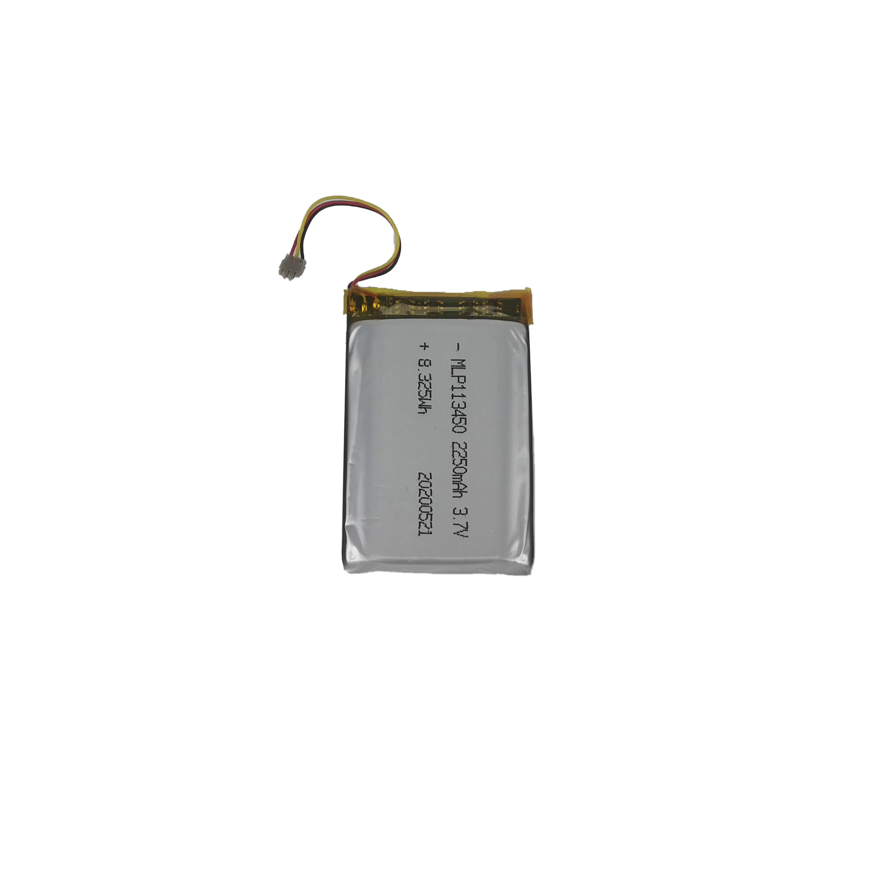 High Quality 3.7V 2250mAh Lithium Polymer Battery 113450 Rechargeable Lithium Battery for Power Portable Exchange Devices Power Tools with RoHS Ce Un38.3